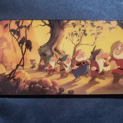 Disney Snow White And Seven Dwarfs Plaque 