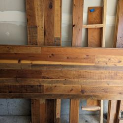 Beautiful Reclaimed Wood King Bed Frame
