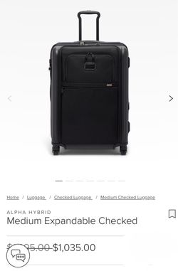 Tumi Alpha Hybrid Medium Expandable Checked Luggage