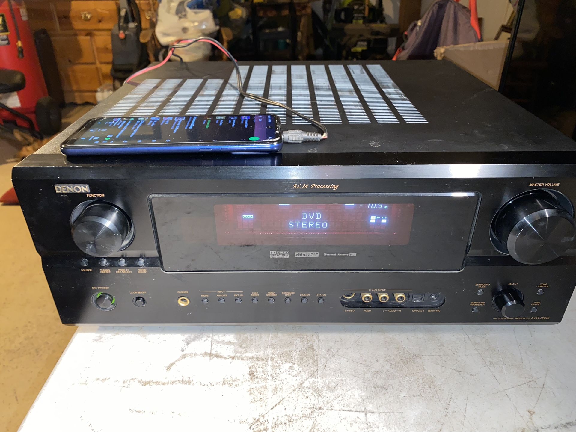 Denon Vintage DENON Receiver Good Power Denon AVR-2805 Music System Receiver MAKE AN OFFER!