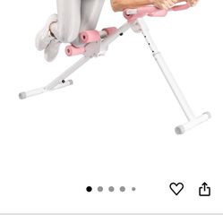 Pink Ab Workout Machine