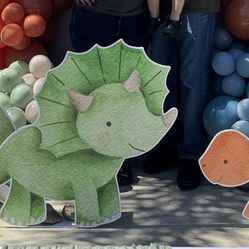 Dino Cutout Props