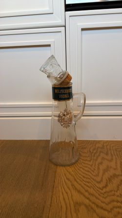 Vintage Wolfschmidt Vodka decanter