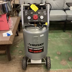 (Used Like New) Husky 20 Gal. Vertical Electric-Powered Silent Air Compressor