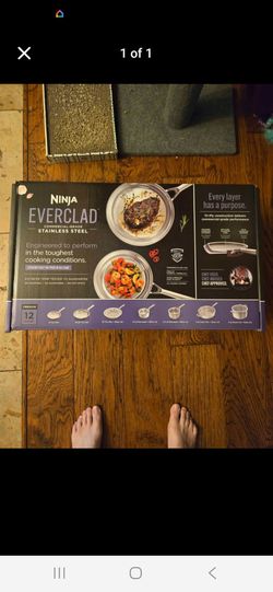 New ninja stainless steel pan set