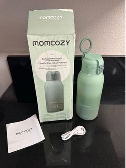 Momcozy Portable Bottle Warmer For Travel – Dual Heating Modes For Breast Milk & Water, Portable Milk Warmer With Fast Heating & Long Battery Life, 17