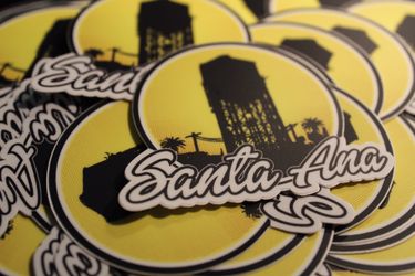 Santa Ana Vinyl Stickers