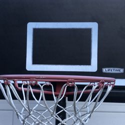 adjustable basketball hoop with rim