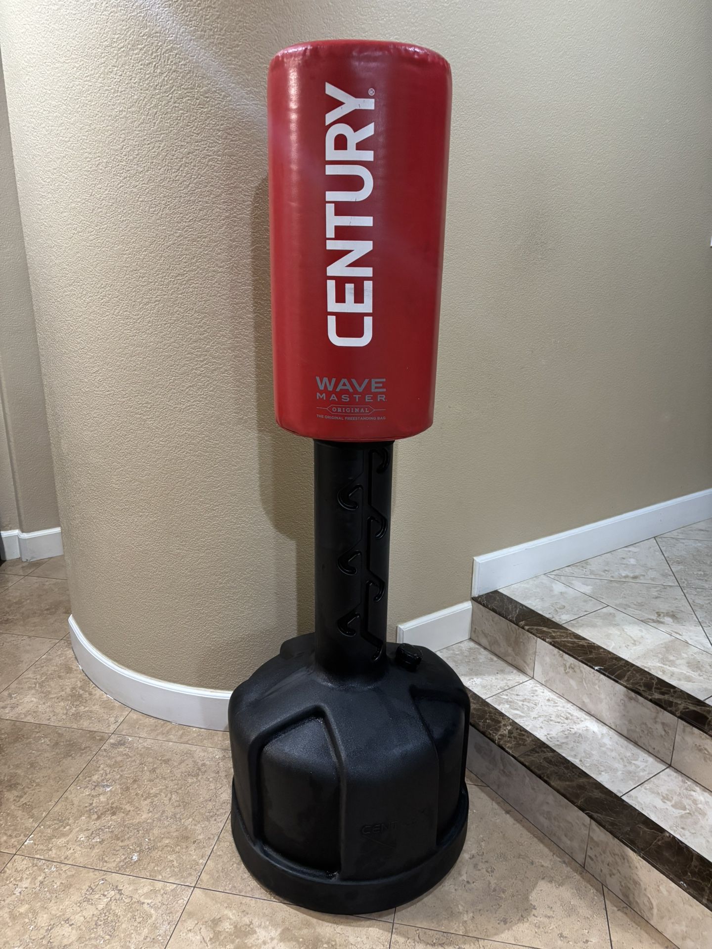 Original Century WaveMaster Punching Bag With Stand Adjustable In  height 