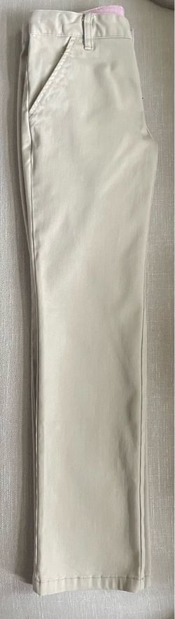 Girls New Khaki Chino Pants