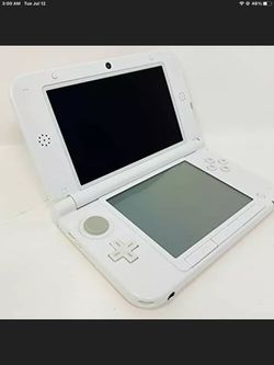 Nintendo 3DS XL LL Pink & White Mod Custom Firmware with Circle