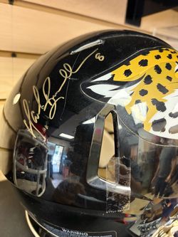 Mark brunell signed helmet with COA