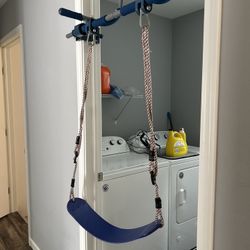 Gym1 6-Piece Indoor Doorway Gym Set for Kids – with Swing 🧗‍♂️