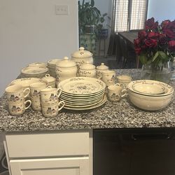 International China “Heartland” Dinner Plate | Vintage Farmhouse Stoneware | Cottagecore Country Kitchen