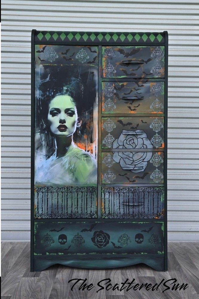 Chifferobe Dresser Armoire Bride Of Frankenstein Custom Design