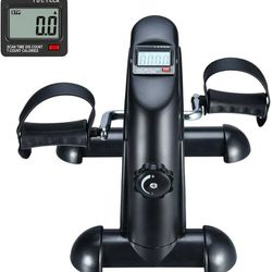 Arm and Leg Bike Pedal Exerciser with LCD Monitor, Cardio Workout