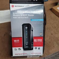 Modem& Wi-Fi Router  MOTOROLA ARRIS New