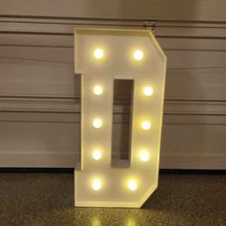 LED Marquee Letter  ( D ) 39" Inch 
