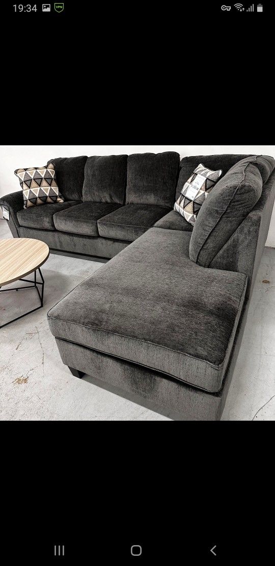 Smoke Gray Sectional Couch 2Piece ⭐⭐