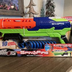 New Air Warriors Spin Fire Toy. Check my other listings for more great items.