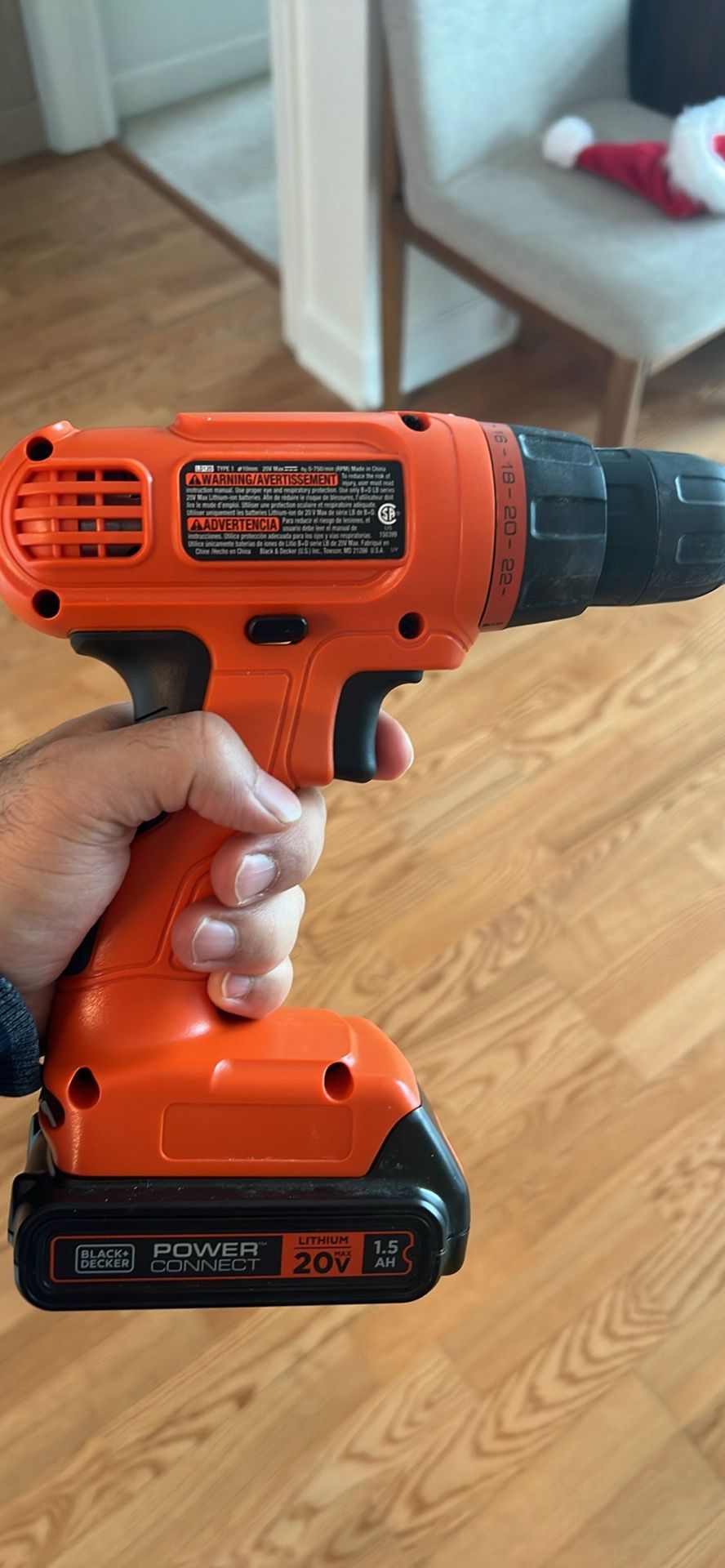BLACK+DECKER 20V MAX POWERCONNECT Power Drill Cordless Drill Driver Electric Screwdriverd