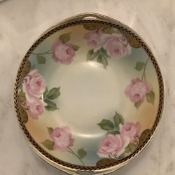 Bowl Porcelain Rare Antique Rosenthal Hand Painted Bavarian China 