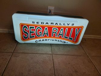 Sega Rally Championship 2 Arcade Marquee Light Topper Deluxe Parts