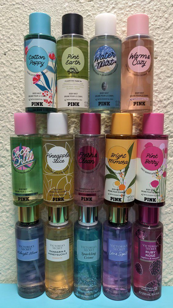 Victoria's Secret PINK Fragrance Mists Bundle 