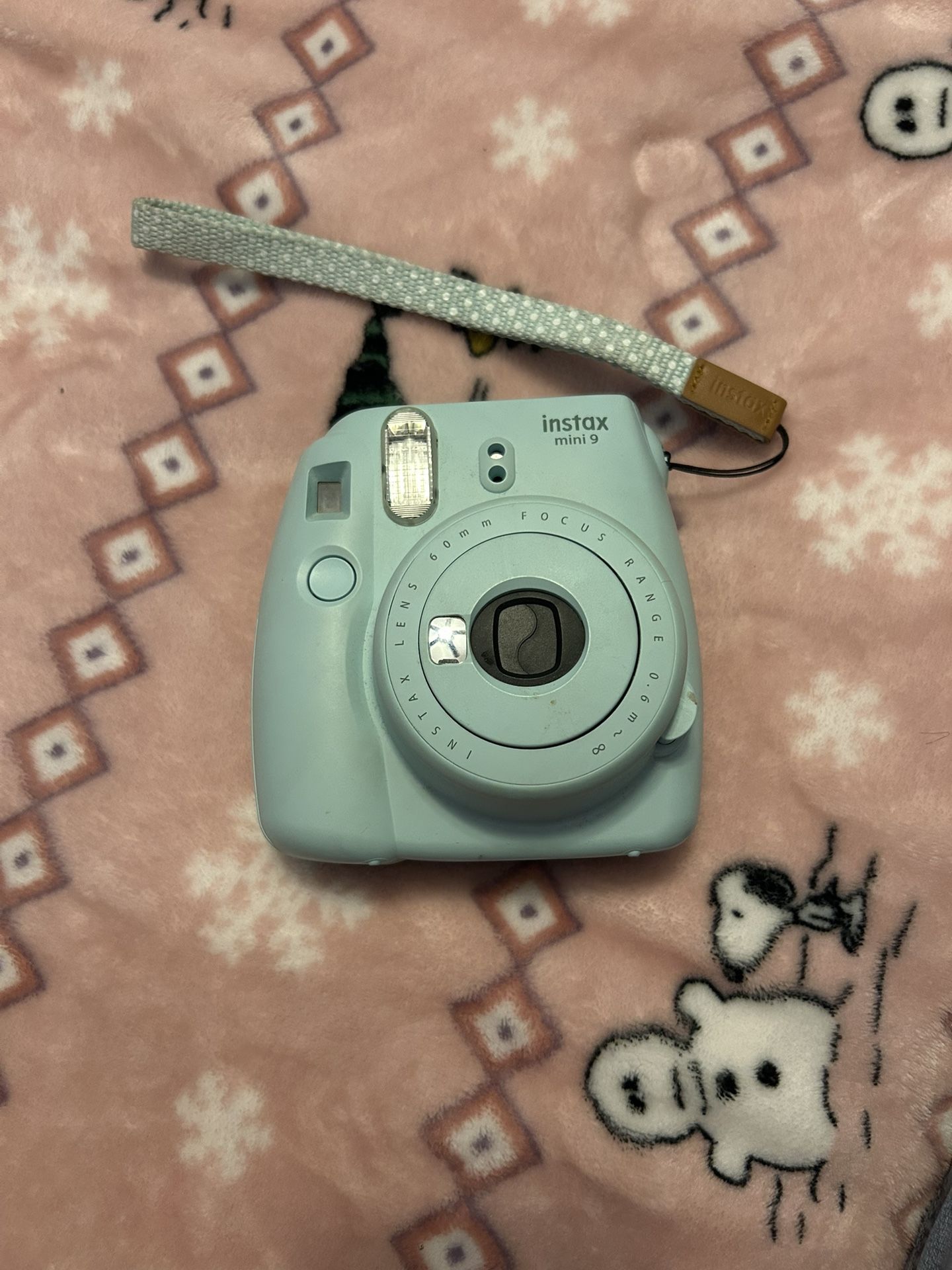 Blue Instax Mini 9 Camera