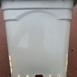 Active Aqua HG12X12SW White 12" x 12" Square Pot, 12" Tall, 