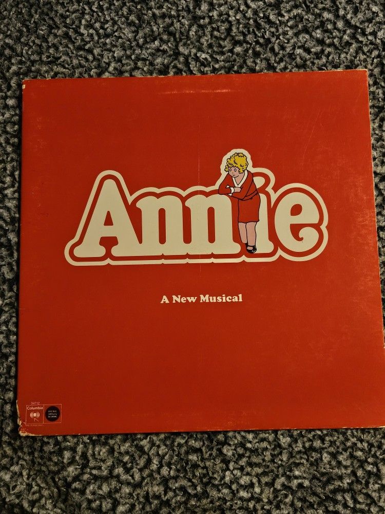 Vintage LP Vinyl Midcentury Record ALBUM 1970s Annie