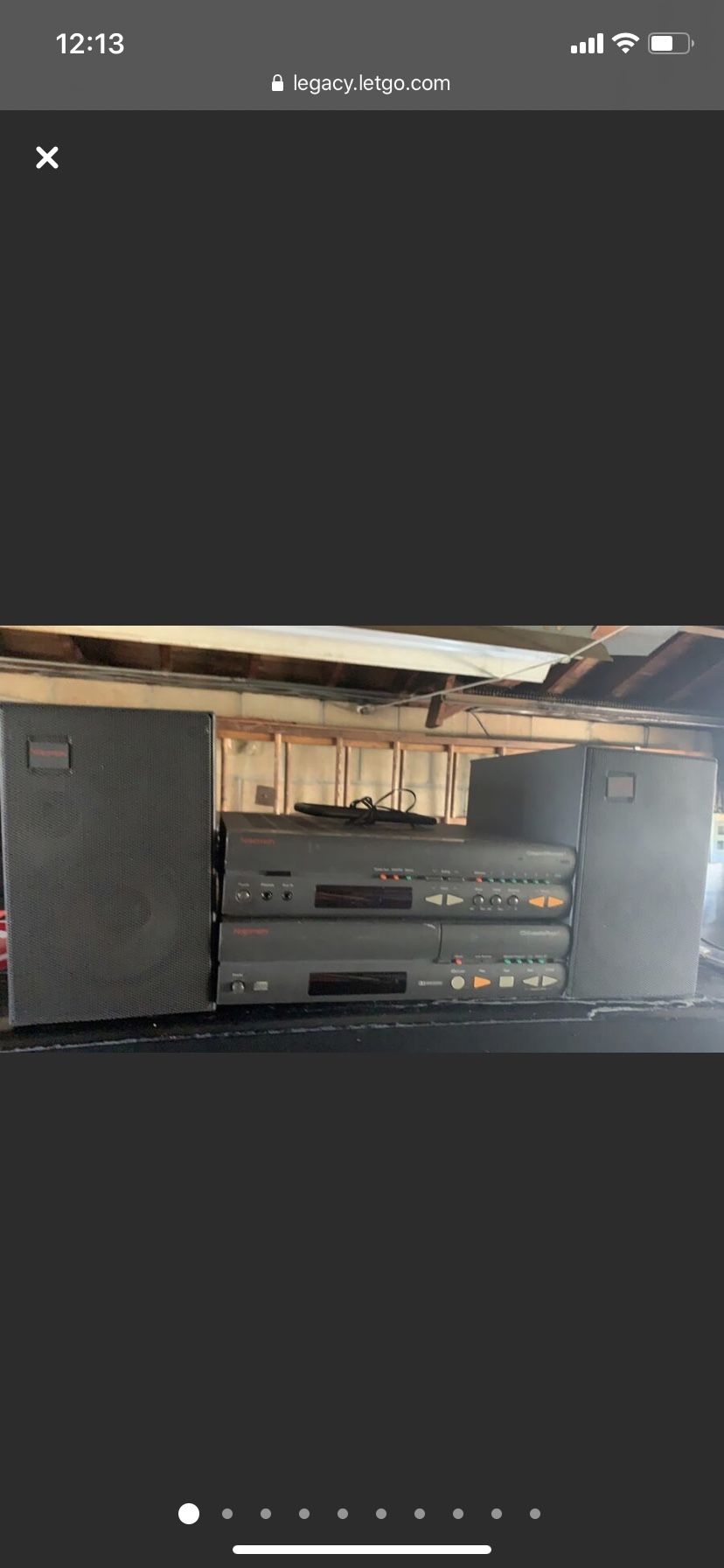 Nakamichi Compact Receiver & Cd Cassette Player speakers Stereo System