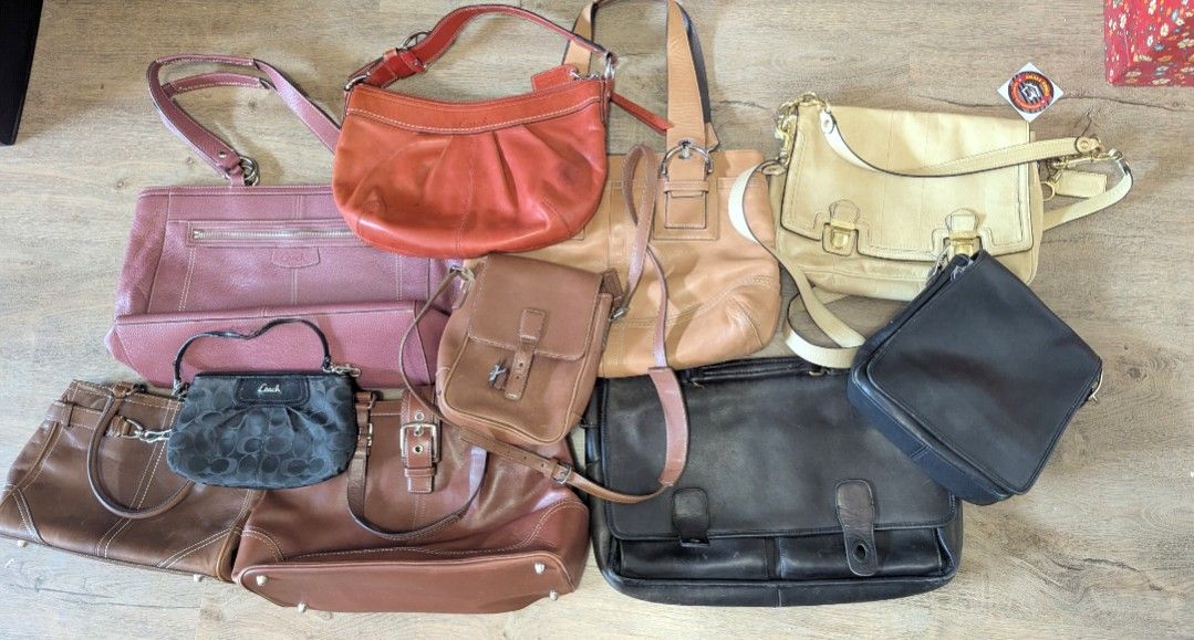 Vintage COACH Handbags Individually Priced