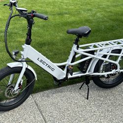 Lectric Xpedition Cargo E-bike/price Is Bike Only No Accessories.  Bike And Accessories Priced In Description 