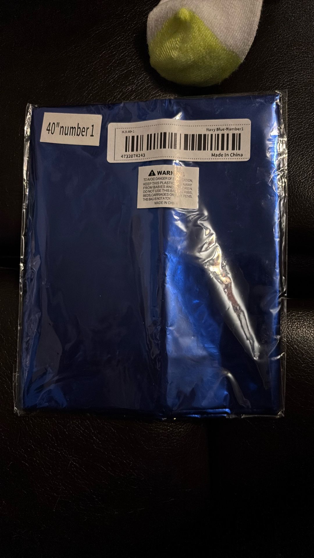 40” Number 1 Blue Ballon