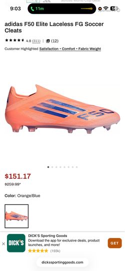 F50 Elite LL FG unisex soccer cleats