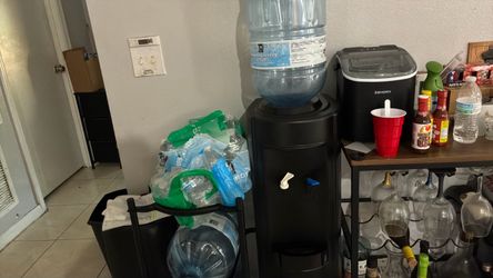 Black Bottom-Load Water Cooler Dispenser