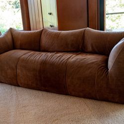 B&B Italia Mario Bellini Le Bambole 3 Seater Suede Couch