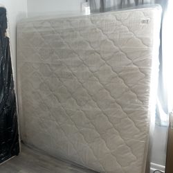 King Mattress and Base (no bed frame)