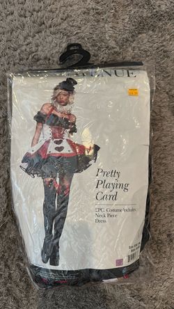 Pretty playing card women costume