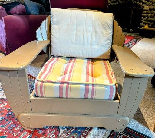 Art Deco Wood Chair