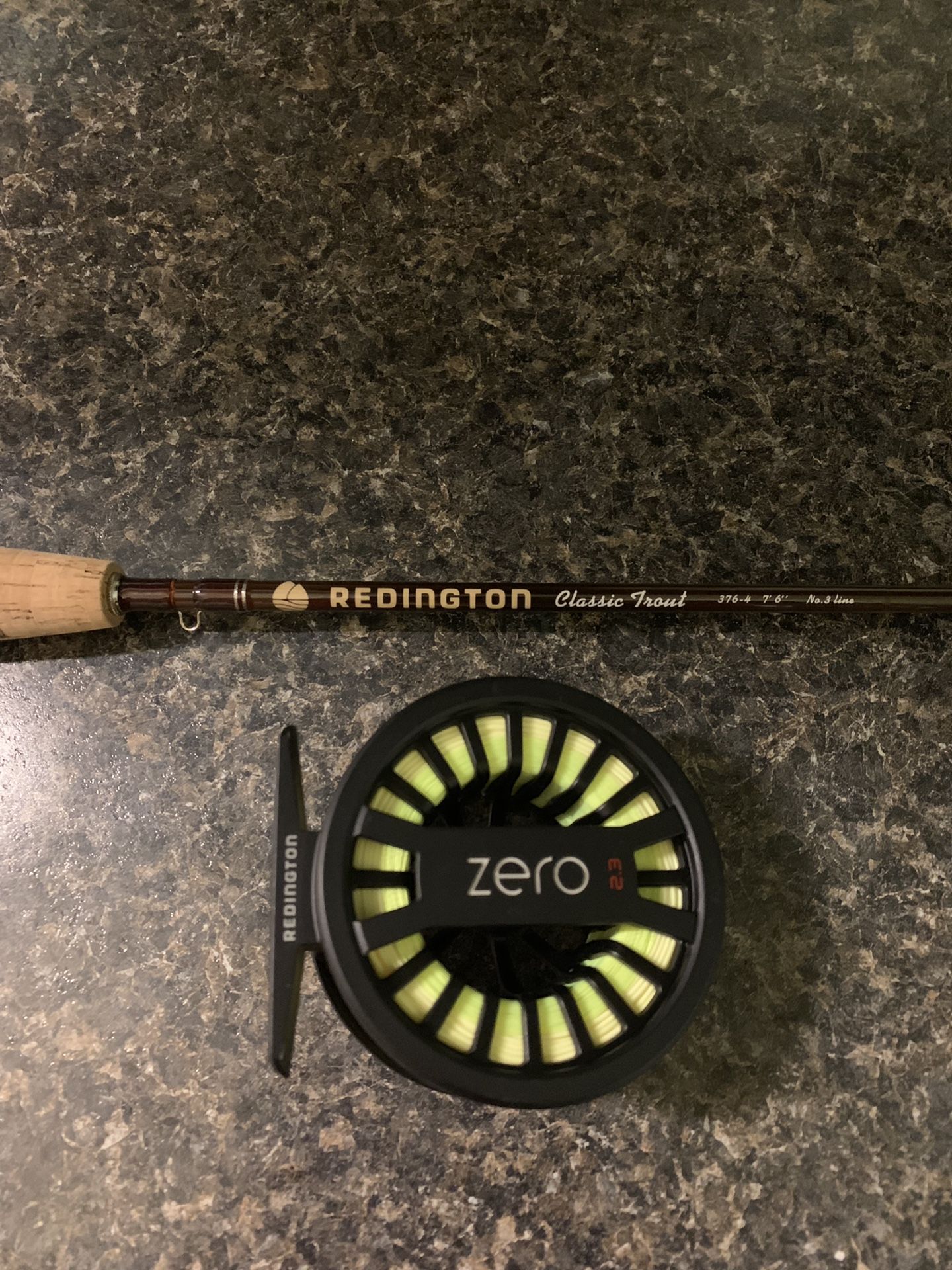 Redington fly rod and reel