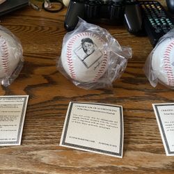 (New) Avon Collectible Baseballs, Willie Mays, Babe Ruth and Nolan Ryan  [Vintage]