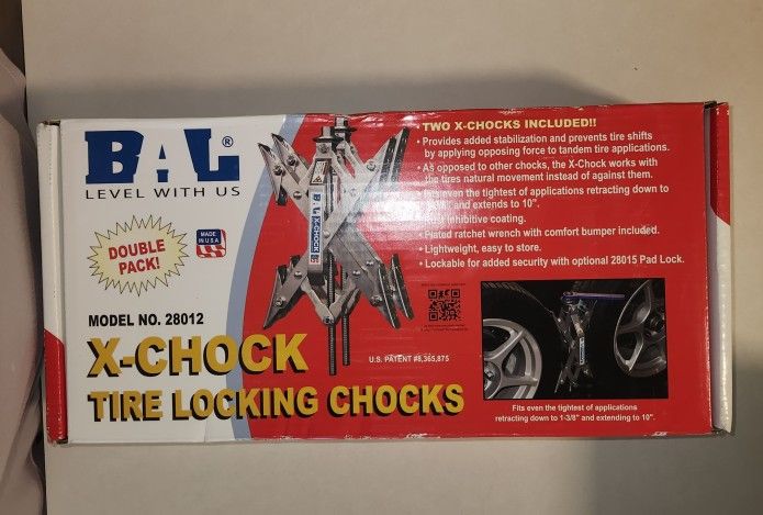 X-Chock Tire Locking Chocks
