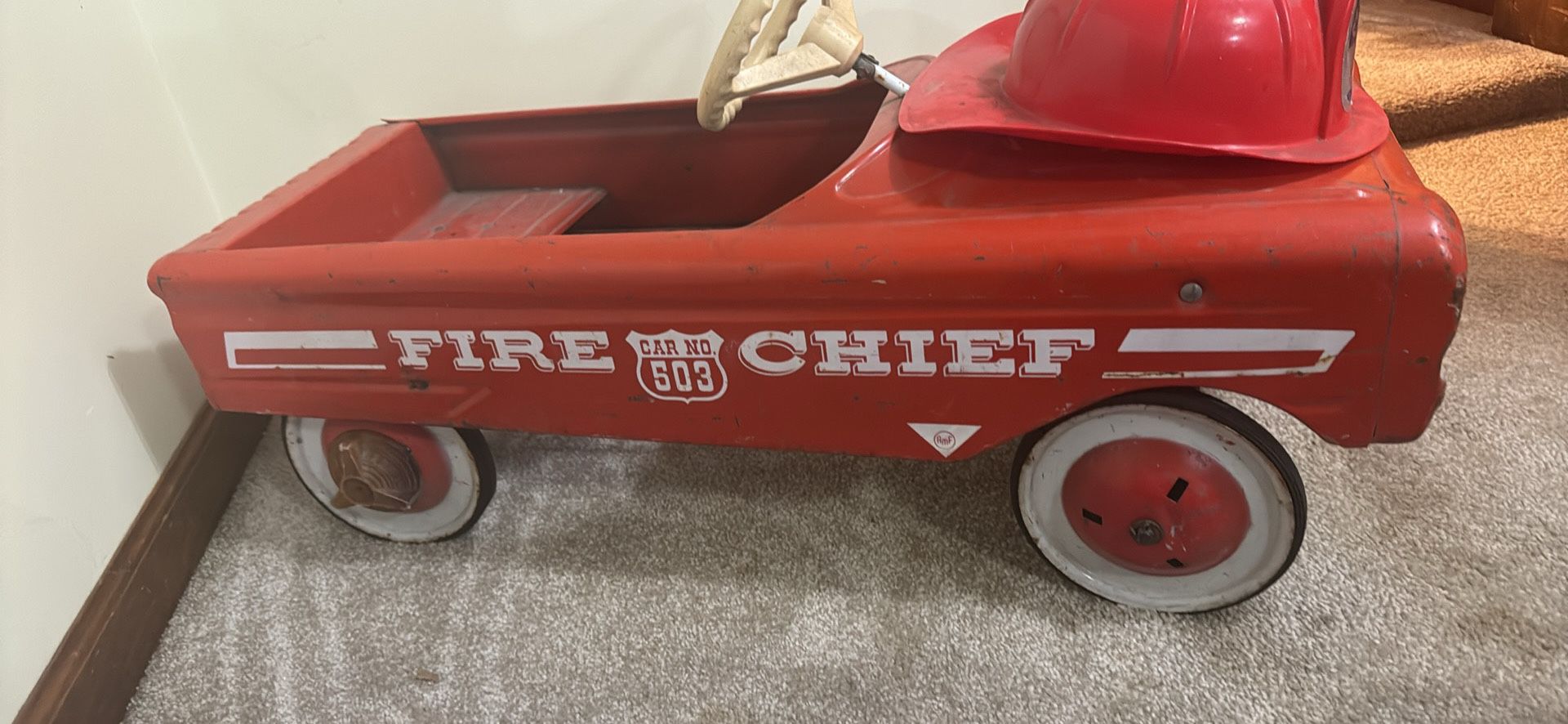 1960s Peddle Fire Chief 