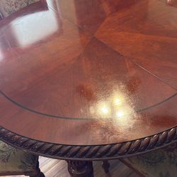 Table And Chairs and Extensions that Can Handle Six Chairs