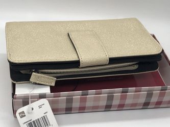 New! Mundi Women’s Wallet Ladies Classic Clutch Gold Shimmer Sparkle NEW!