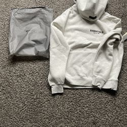 “Light Oatmeal” Essential Hoodie