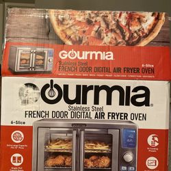 Brand New Gourmia French Door Air Fryer Oven (Open Box)