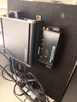 Kicker CXA400.1 Mono Amplifier with Epicenter Micro